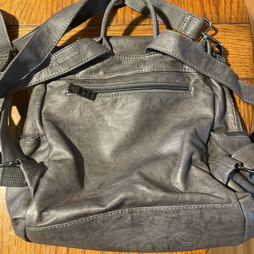 Grey backpack